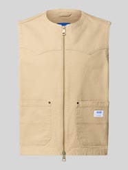 kamizelka o kroju regular fit z mieszanki bawełny model 'BRIDGELEY263W1' od HUGO Blue - 4