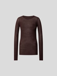 Longsleeve aus Viskose-Seide-Mix von Rick Owens Rot - 1