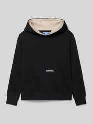 Loose Fit Hoodie mit Känguru-Tasche Modell 'ELEGACY' von Jack & Jones Schwarz - 29