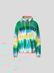 Hoodie mit Label-Print von Dsquared2 Grün - 11