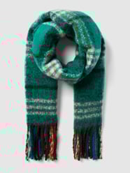 Schal mit Tartan-Karo Modell 'AELMA' von ICHI Grün - 19