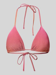 Góra od bikini z połyskującym efektem model 'LAOMI' od PIECES - 10