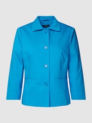 Blazer met strookzakken van More & More Blauw / turquoise - 33