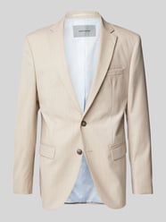 Sakko mit Brustleistentasche Modell 'Grant' von Pierre Cardin Beige - 33