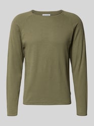 Bluzka z długim rękawem o kroju regular fit z naszywką z logo Model 'Breeze' od JACK & JONES - 6
