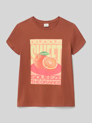 t-shirt o kroju loose fit z czystej bawełny od s.Oliver RED LABEL - 26