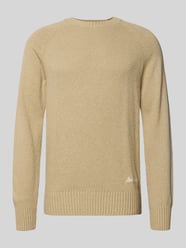 Strickpullover mit gerippten Abschlüssen von Les Deux Beige - 37