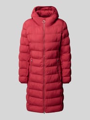 płaszcz pikowany o kroju regular fit z kapturem model 'Famalia-4' od HUGO - 37