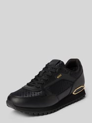 Sneaker aus echtem Leder-Mix Modell 'PARKOUR-L_RUNN_NMNAL' von BOSS - 18