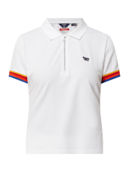 Poloshirt mit Reißverschluss  von Superdry Weiß - 12