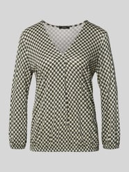 Shirt met lange mouwen van viscose met V-hals, model 'Sannah iconic' van OPUS - 25