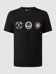 T-Shirt mit Prints von People of Shibuya Schwarz - 5