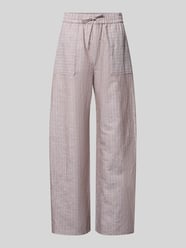 Wide Leg Pants aus Leinen-Mix mit Eingrifftaschen von MM by Max Mara Beige - 27