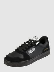 Sneaker aus Leder Modell 'Fondo Court' von Versace Jeans Couture Grau / Schwarz - 45