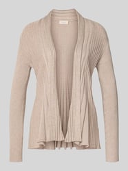Cardigan aus Viskose-Mix Modell 'CLAUDISSE' von FREE/QUENT Beige - 15