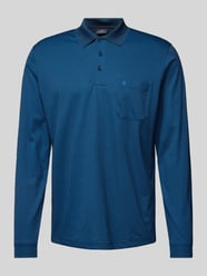 Regular Fit Poloshirt mit Brusttasche von RAGMAN Blau - 18