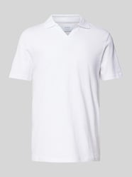 Regular Fit Poloshirt mit V-Ausschnitt von MCNEAL Weiß - 34