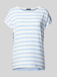 T-Shirt mit U-Boot-Ausschnitt von More & More - 42