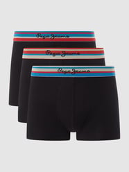 Boxershort met stretch in set van 3 van Pepe Jeans Grijs / zwart - 40