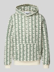 Hoodie met logobadge van Lacoste Groen - 2