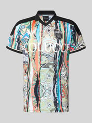 t-shirt o kroju slim fit z nadrukiem z logo od COLUCCI - 11