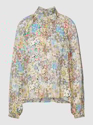 Blouseshirt met bloemenmotief, model 'DUMONDA' van Drykorn Wit - 31