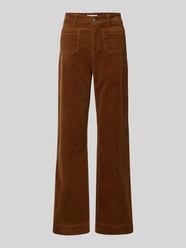 Wide Leg Cordhose mit Gesäßtaschen von Christian Berg Woman - 48