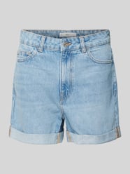 Loose Fit Jeansshorts im 5-Pocket-Design Modell 'MOM80' von Mango Blau - 2