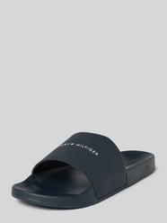 Slides mit Label-Schriftzug von Tommy Hilfiger - 23
