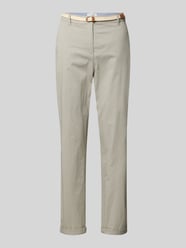 Chinosy o kroju casual fit z dodatkiem bawełny od Christian Berg Woman - 39
