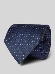 Krawatte mit Label-Detail von BOSS Blau - 36