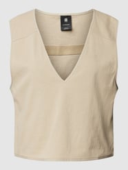 Crop Top mit V-Ausschnitt von G-Star Raw Grün - 18