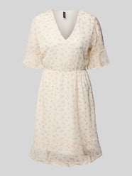 Tailliertes Minikleid mit V-Ausschnitt Modell 'SMILLA' von Vero Moda - 9
