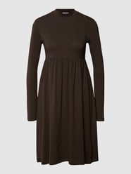 Umstand-Kleid aus Baumwoll-Elasthan-Mix von Mamalicious Grau - 47