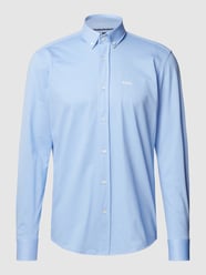 Regular Fit Business-Hemd aus Baumwoll-Mix von BOSS Blau - 38
