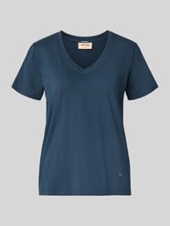 Regular Fit T-Shirt mit V-Ausschnitt Modell 'Dala' von MOS MOSH - 24