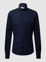 Koszula biznesowa o kroju regular fit z dżerseju od Profuomo Niebieski - 37