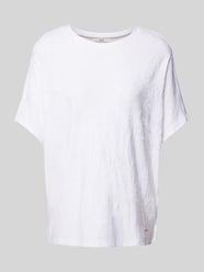 T-Shirt mit floralem Muster von Brax Weiß - 46