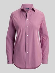 Bluzka koszulowa o kroju slim fit z mieszanki bawełny od Polo Ralph Lauren - 28