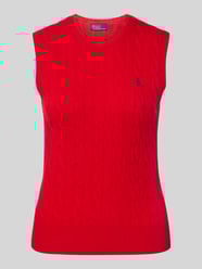 Stricktop aus Baumwoll-Kaschmir-Mix von Polo Ralph Lauren - 36