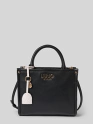 Tote bag met logo-applicatie model 'Ridhi' van Liu Jo White - 19