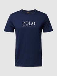 T-Shirt mit Label-Print von Polo Ralph Lauren Underwear Blau - 1