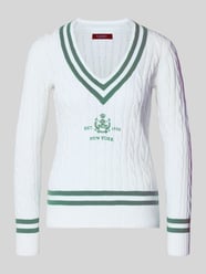 Slim Fit trui in breilook model 'Meren' van Lauren Ralph Lauren - 1