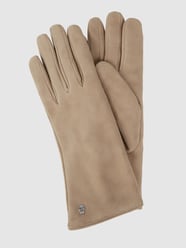Handschuhe aus Veloursleder von Roeckl Beige - 46