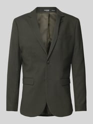 Slim fit colbert met paspelzak op de borst, model 'NEIL' van SELECTED HOMME Groen - 2