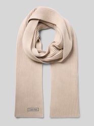 Sjaal met kasjmier en labelpatch van CK Calvin Klein Beige - 34
