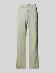 Wide Leg Jeans im Destroyed-Look Modell 'Nate' von Hugo Blue Blau - 24