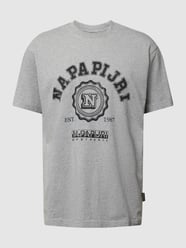 T-Shirt mit Motiv-Print Modell 'QUITO' von Napapijri Grau - 25