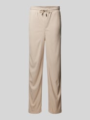 Loose Fit Stoffhose mit Plisseefalten Modell 'SINUS' von Only & Sons Beige - 39