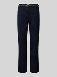 Chino mit Paspeltaschen am Gesäß und Gürtel von Christian Berg Woman - 40